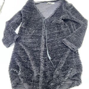 Bette Paige Black Long Sleeve Open Cardigan Size M USA